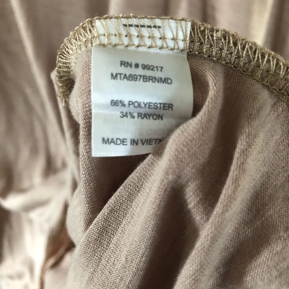 Charming Charlie 3/4 Sleeve Top - Picture 5 of 5